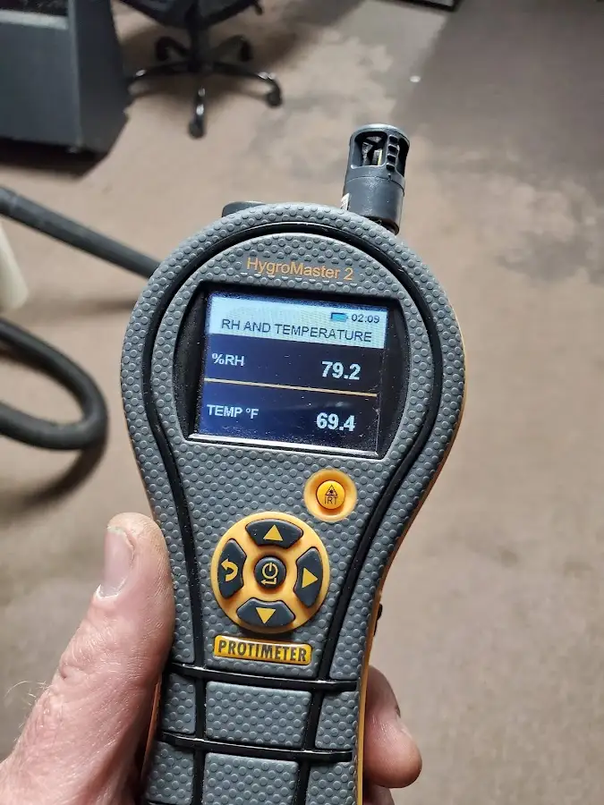 Moisture meter humidity assessment for Fire & Smoke Damage Restoration in Southchase